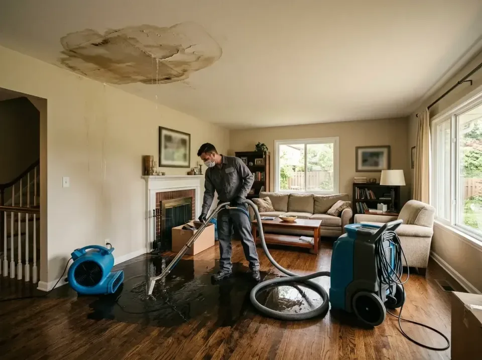 attic-pipe-burst-ceiling-drip-008 — frequently asked questions, Water Damage Restoration & Carpet Care in Leesburg, VA